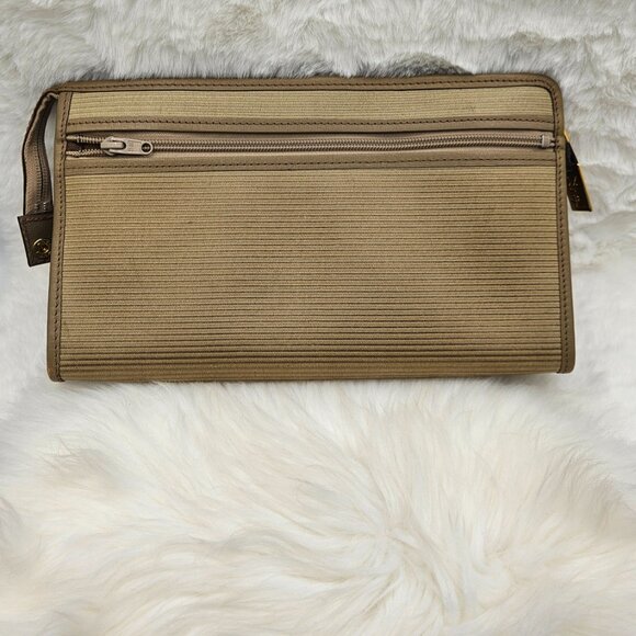 YSL  Beige PVC Makeup Clutch - Picture 7 of 17